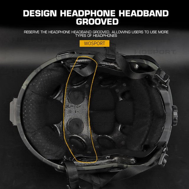 WOSPORT FAST SF SUPER HIGH CUT HELMET (FULL PROTECTIVE VERSION) [WST-HL-32]