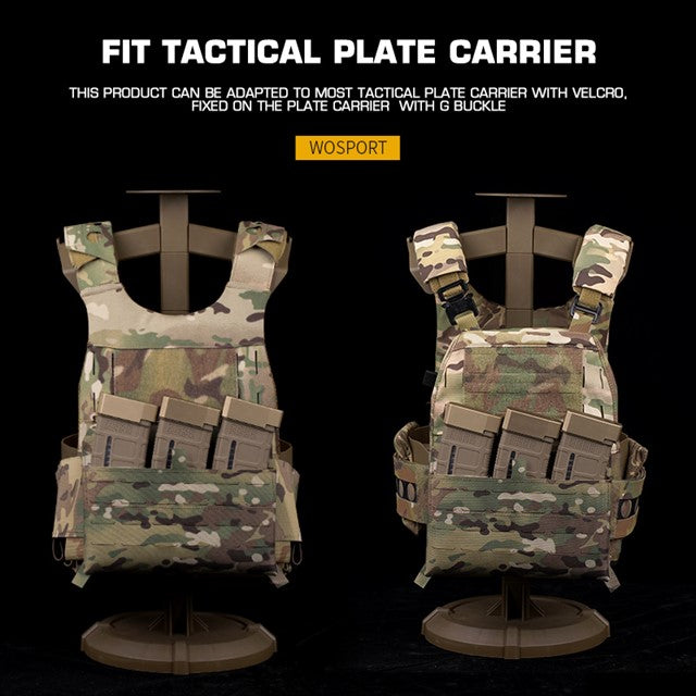 WOSPORT MAGAZINE POUCH FRONT PLATE (BUILT-IN) [WST-VE-75-ACC-13]