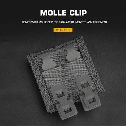 WOSPORT FAST 9MM DOUBLE MAG POUCH [WST-MG-F-04]