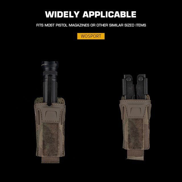 WOSPORT K TYPE 9MM SINGLE MAG POUCH [WST-MG-125]