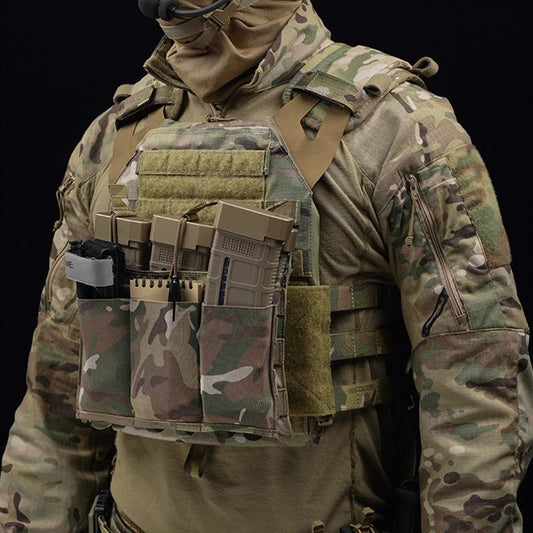 WOSPORT LIGHTWEIGHT ELASTIC TRIPLE MAG POUCH [WST-MG-116]