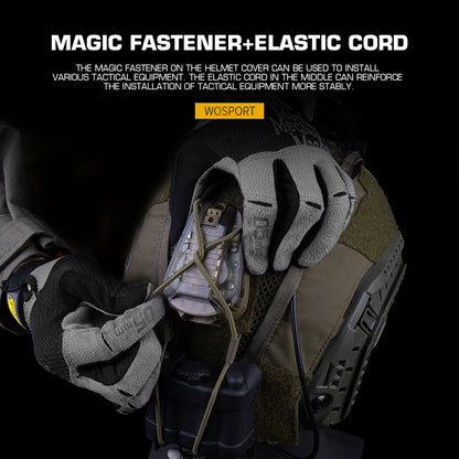 WOSPORT FAST SF SUPER HIGH-CUT HELMET COVER 4.0 (L)[WST-CO-23]