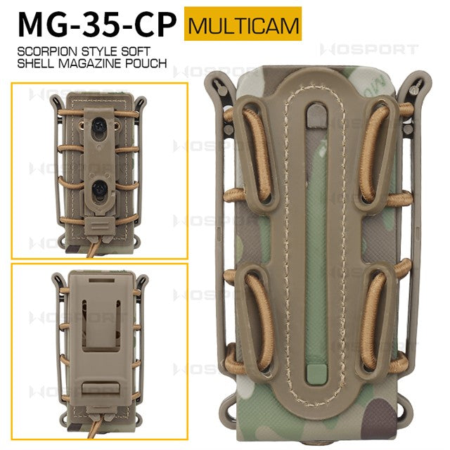 WOSPORT SCORPLON STYLE SOFT SHELL MAGAZINE POUCH（FOR 9MM） [WST-MG-35]