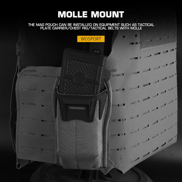 WOSPORT K TYPE 5.56 AR MAG POUCH [WST-MG-120]