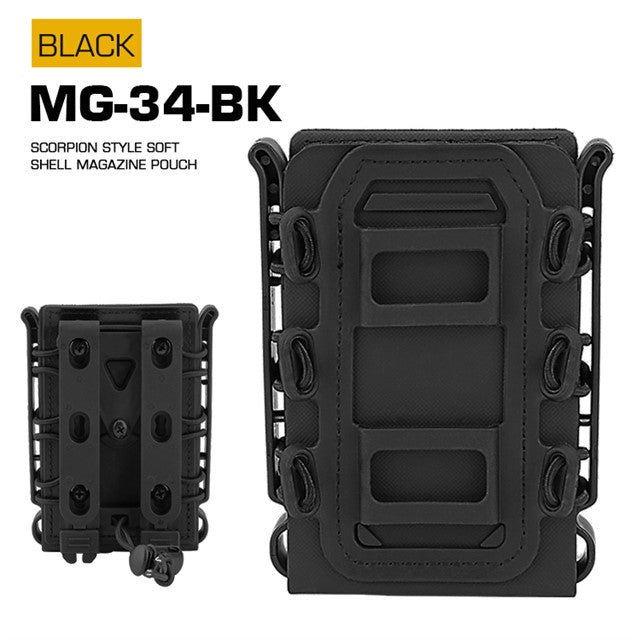 WOSPORT SCORPLON STYLE SOFT SHELL MAGAZINE POUCH（FOR 5.56/7.62） [WST-MG-34]