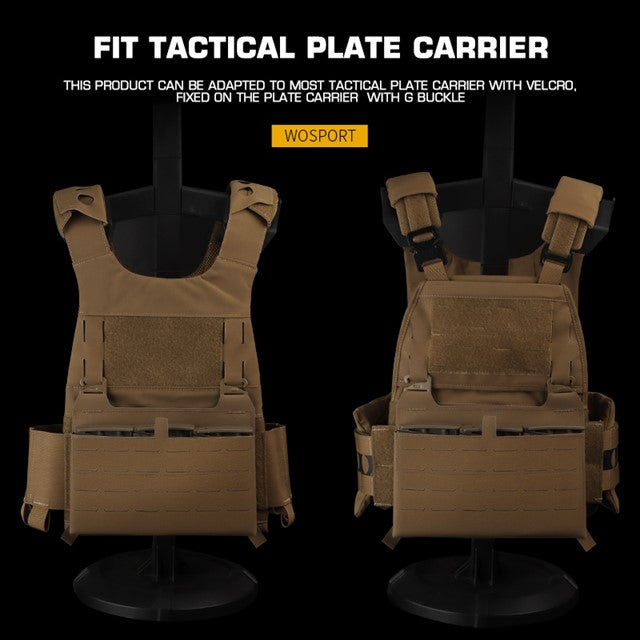 WOSPORT MAGAZINE POUCH FRONT PLATE (BUILT-IN) [WST-VE-75-ACC-13]