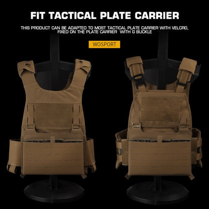 WOSPORT MAGAZINE POUCH FRONT PLATE (BUILT-IN) [WST-VE-75-ACC-13]