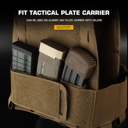 WOSPORT TRIPLE 5.56 MAGAZINE POUCH (BUILT-IN) [WST-VE-75-ACC-14]