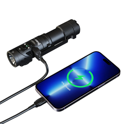 WUBEN L1 2000 LUMENS RECHARGEABLE EDC TACTICAL FLASHLIGHT[WB-L1]