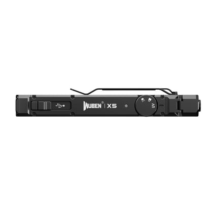 WUBEN X5 3-IN-1 1300 LUMENS COMPACT EDC FLASHLIGHT(CLASS 3R VERSION)[WB-X5]