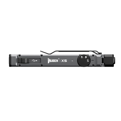 WUBEN X5 3-IN-1 1300 LUMENS COMPACT EDC FLASHLIGHT(CLASS 3R VERSION)[WB-X5]