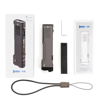 WUBEN X5 3-IN-1 1300 LUMENS COMPACT EDC FLASHLIGHT(CLASS 3R VERSION)[WB-X5]