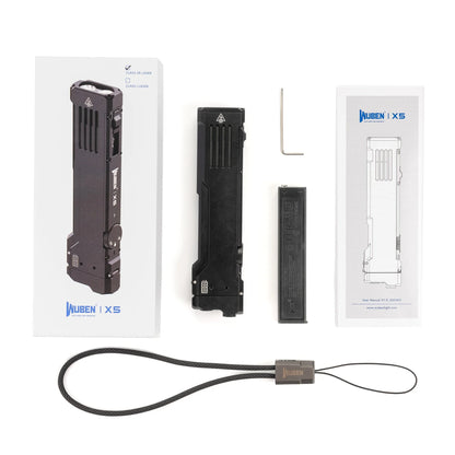 WUBEN X5 3-IN-1 1300 LUMENS COMPACT EDC FLASHLIGHT(CLASS 3R VERSION)[WB-X5]